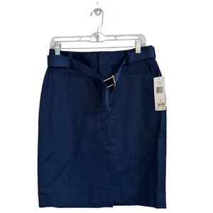 Lauren Ralph Lauren Navy Pencil Skirt Size 6 Casual Neutral preppy